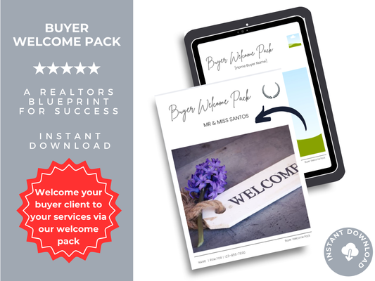 Buyer Welcome Pack Template