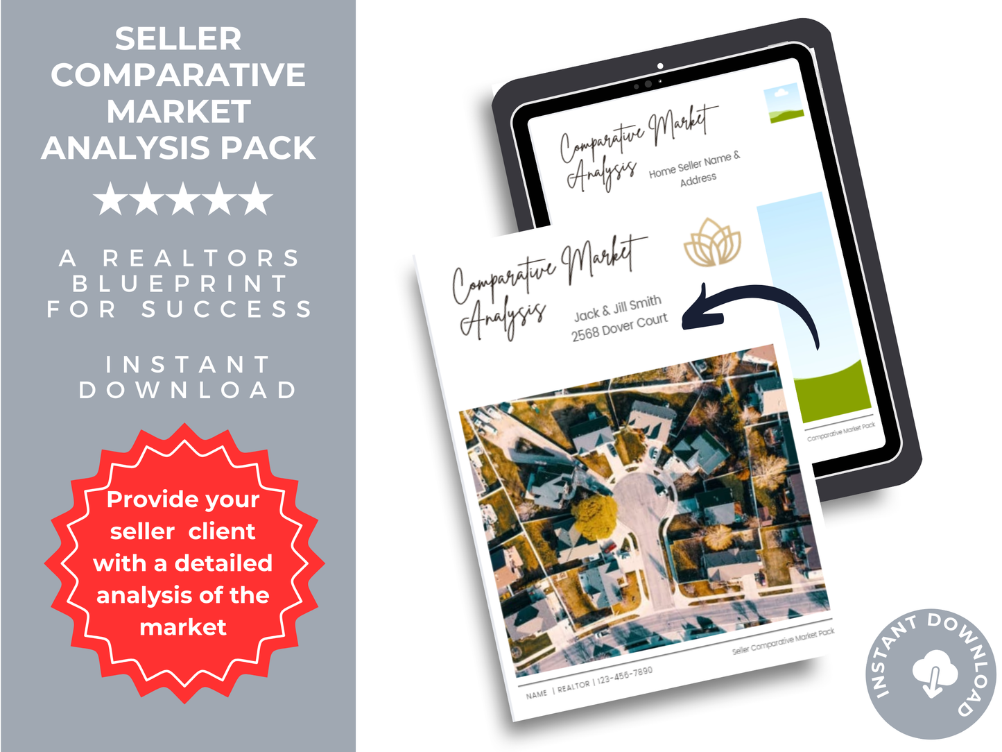 Seller Comparative Market Analysis (CMA) Pack Template