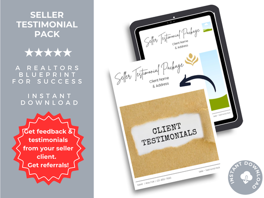 Seller Testimonial Pack Template