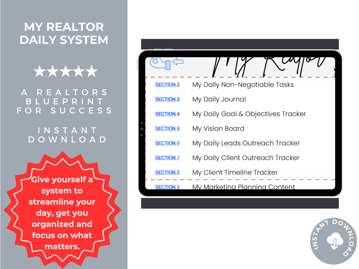 My Realtor Daily System Template