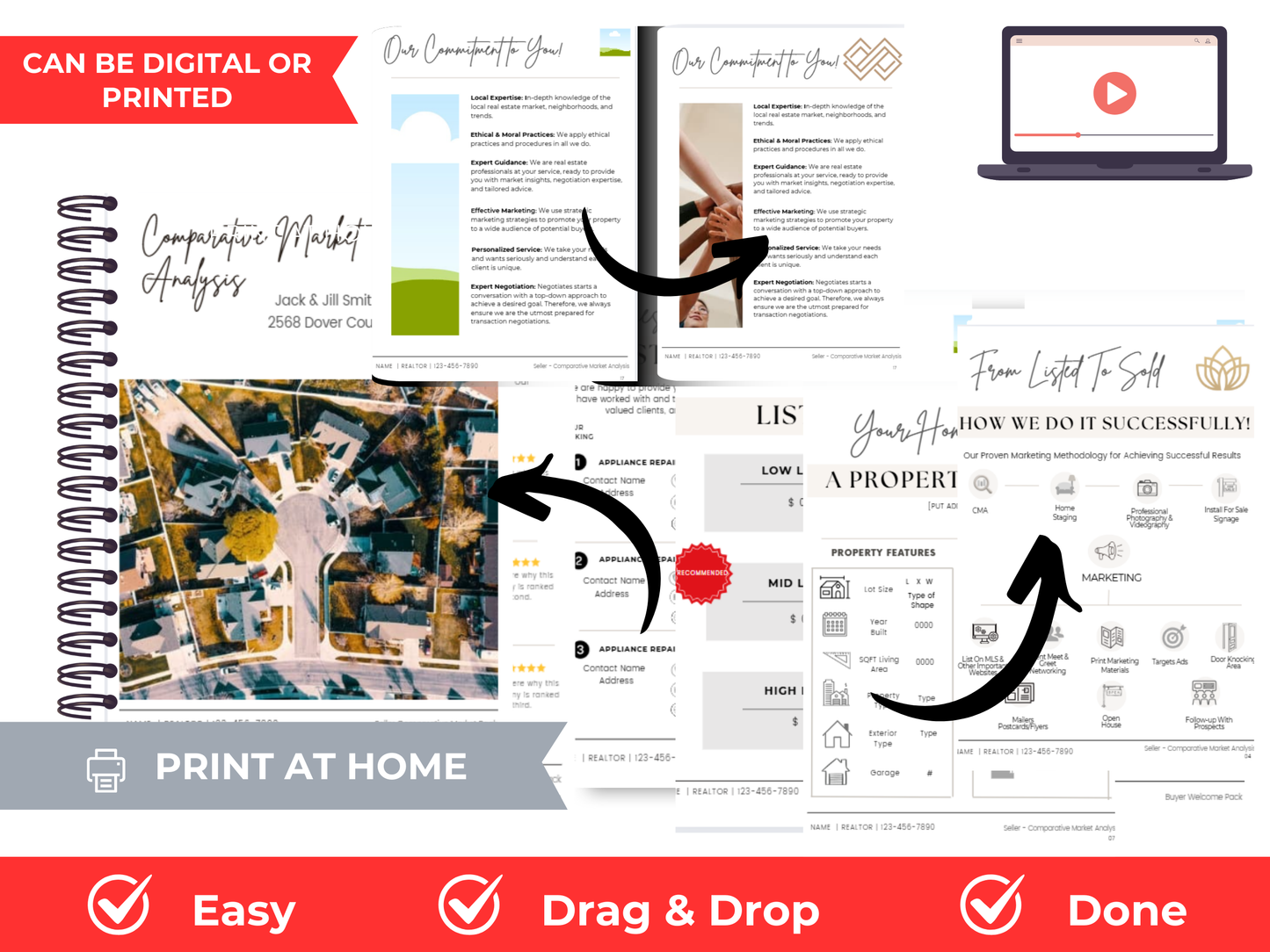 Seller Comparative Market Analysis (CMA) Pack Template