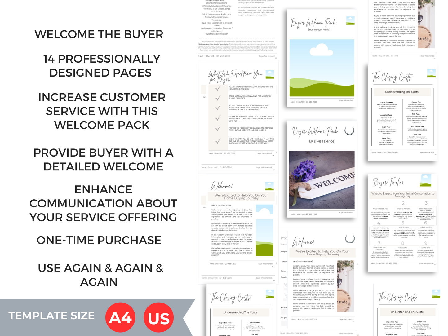 Buyer Welcome Pack Template