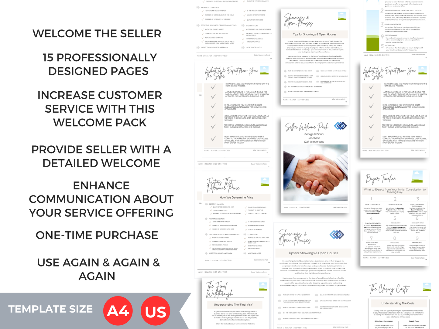 Seller Welcome Pack Template