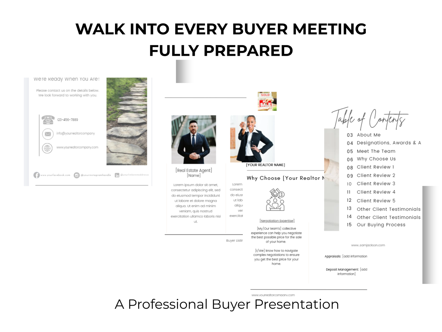 Buyer Listing Presentation Template