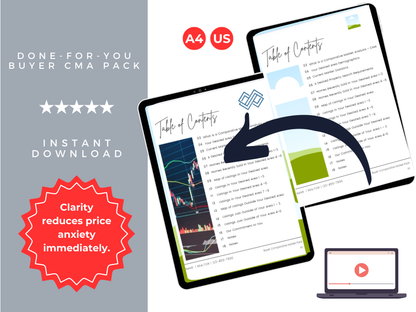 Buyer Comparative Market Analysis (CMA) Template