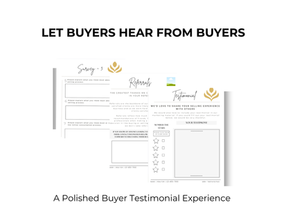 Buyer Testimonial Pack Template