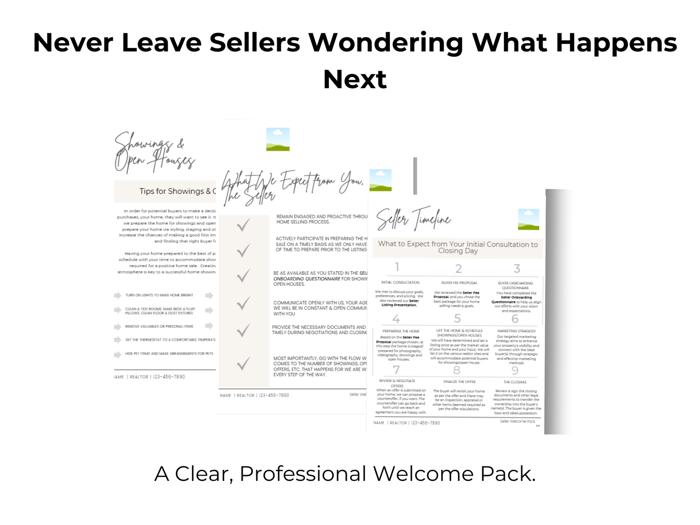 Seller Welcome Pack Template