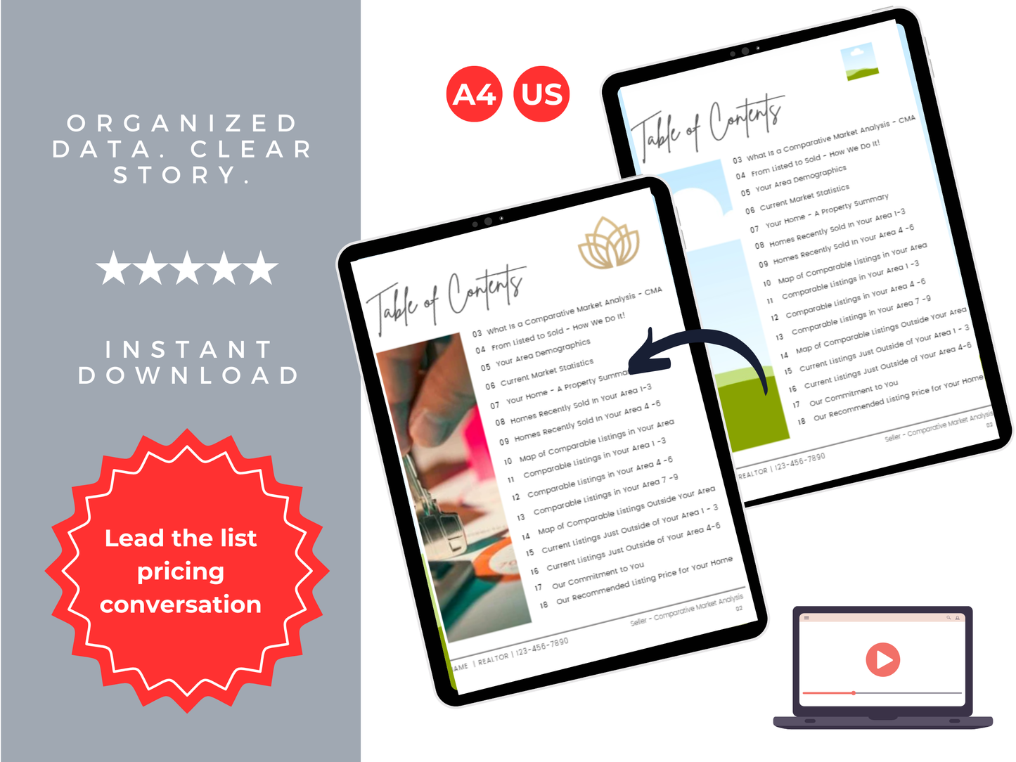 Seller Comparative Market Analysis (CMA) Pack Template