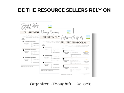 Seller Vendor Pack Template