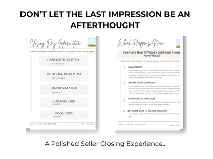 Seller Closing Pack Template