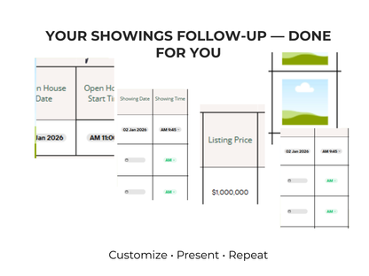 Buyer Showings Tracker Template