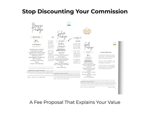 Seller Fee Proposal Template