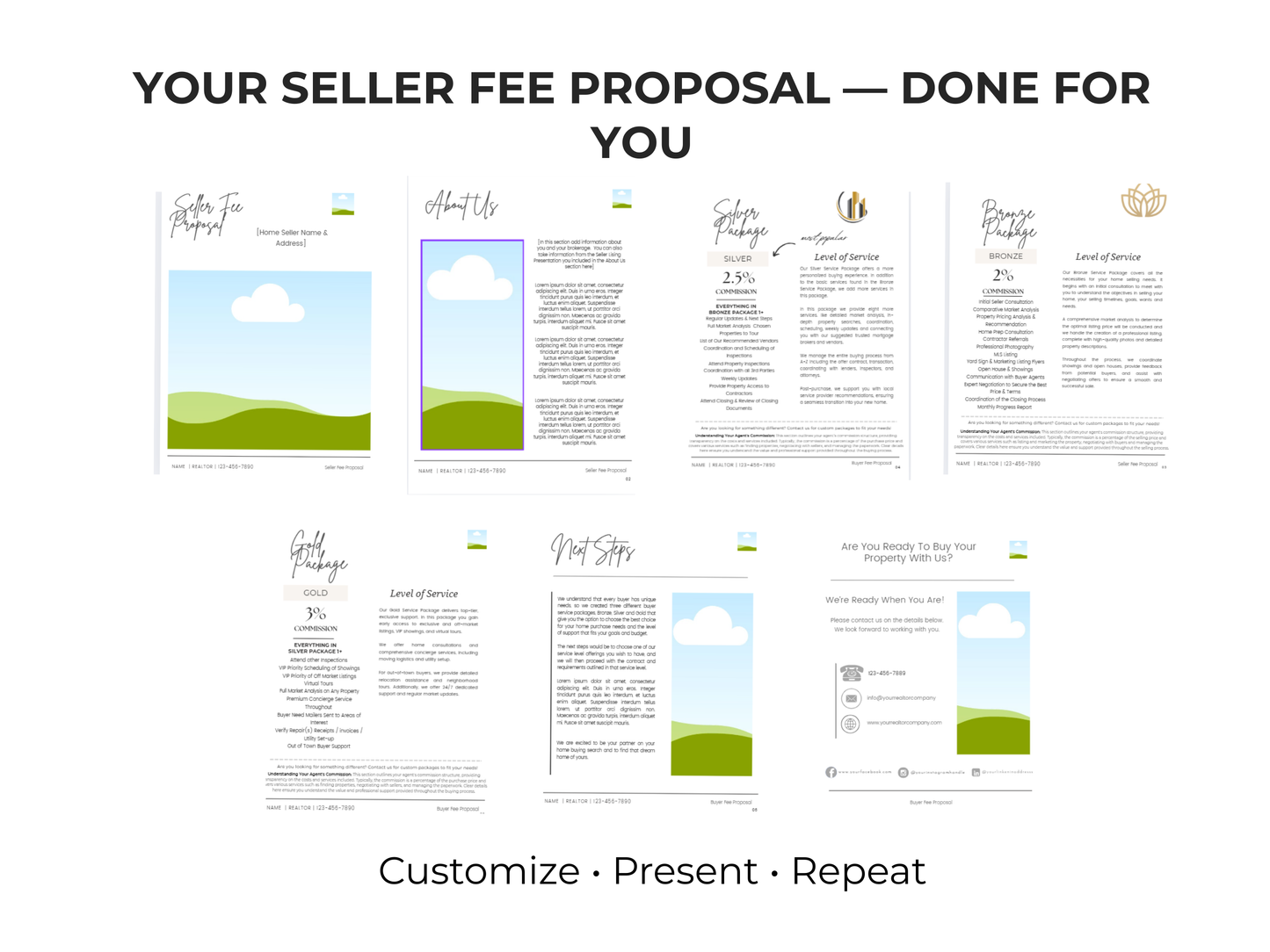 Seller Fee Proposal Template