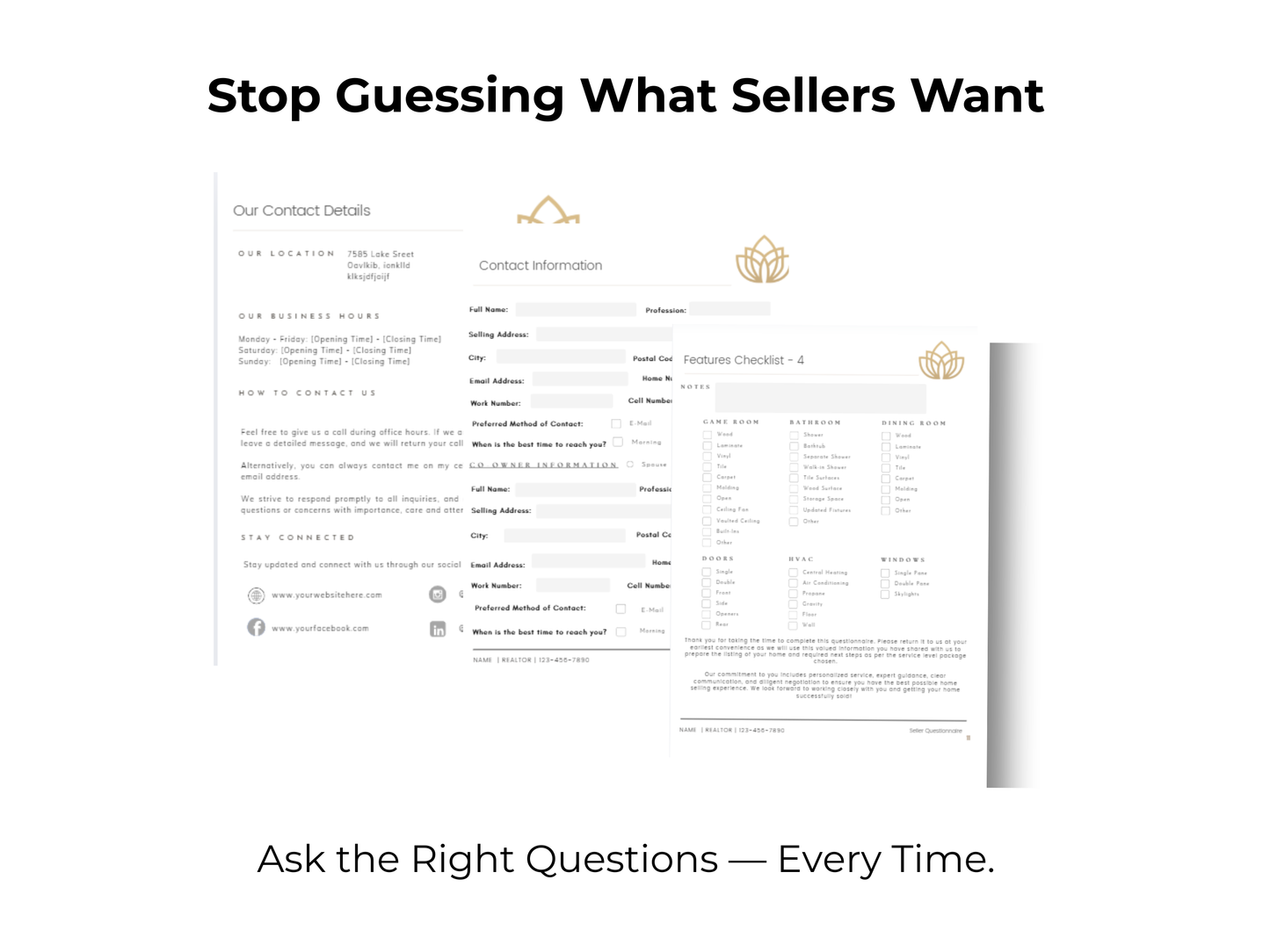 Seller Onboarding Questionnaire  Template