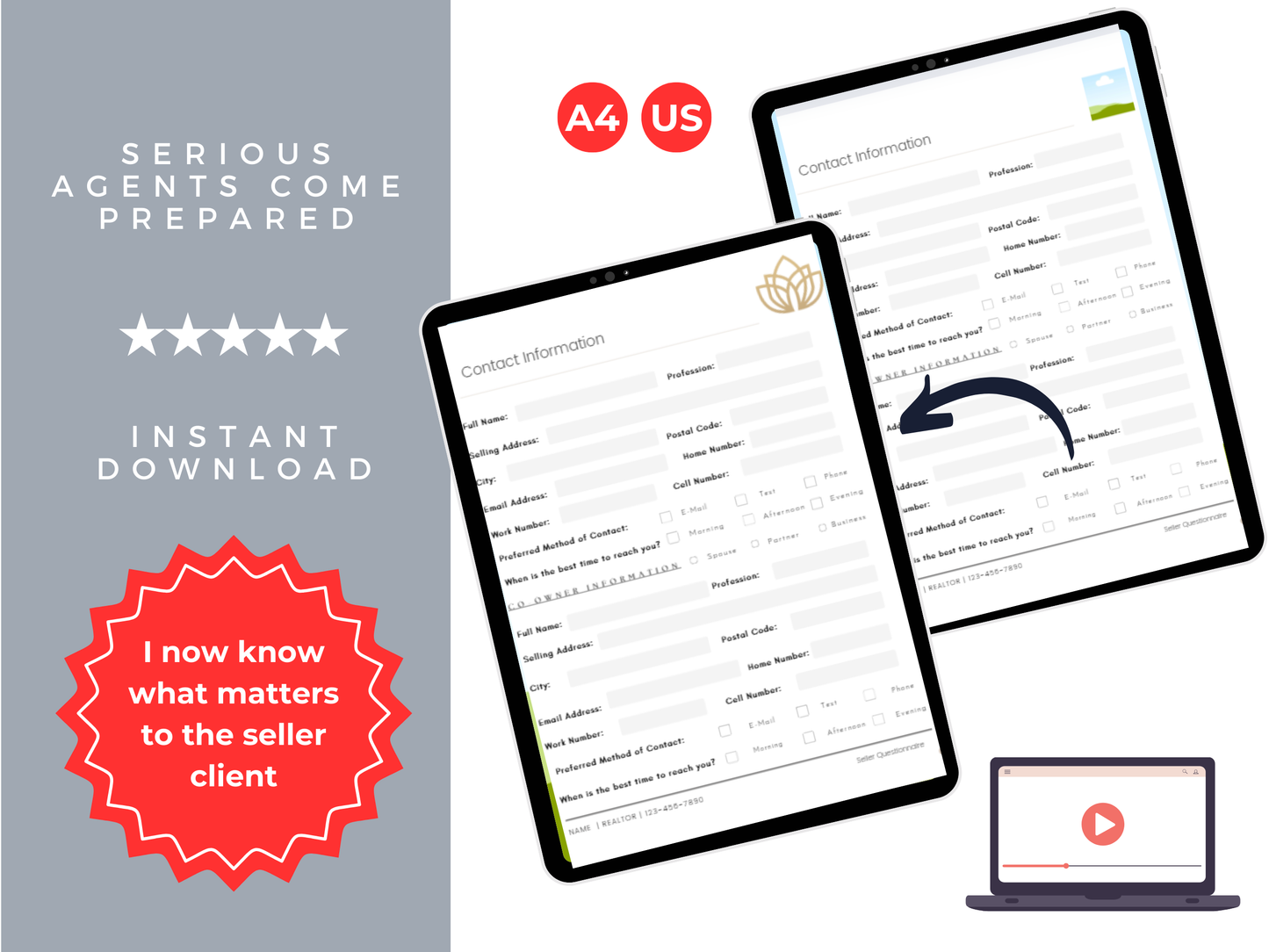 Seller Onboarding Questionnaire  Template