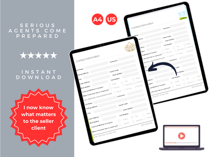 Seller Onboarding Questionnaire  Template