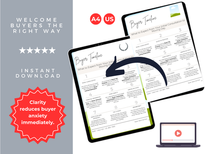 Buyer Welcome Pack Template