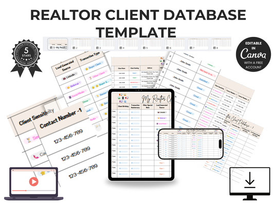 Realtor Client Database Template