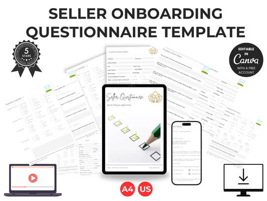 Seller Onboarding Questionnaire  Template