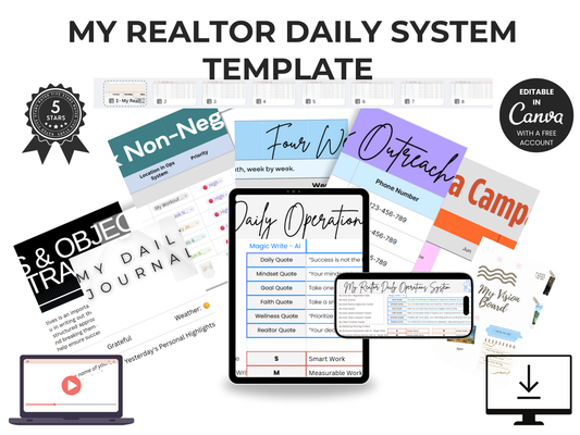 My Realtor Daily System Template