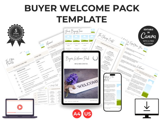 Buyer Welcome Pack Template