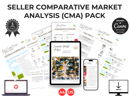 Seller Comparative Market Analysis (CMA) Pack Template