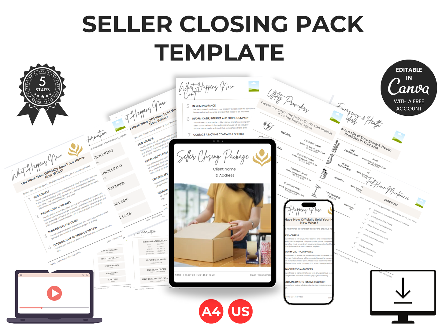 Seller Closing Pack Template