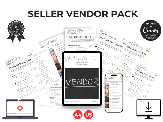 Seller Vendor Pack Template