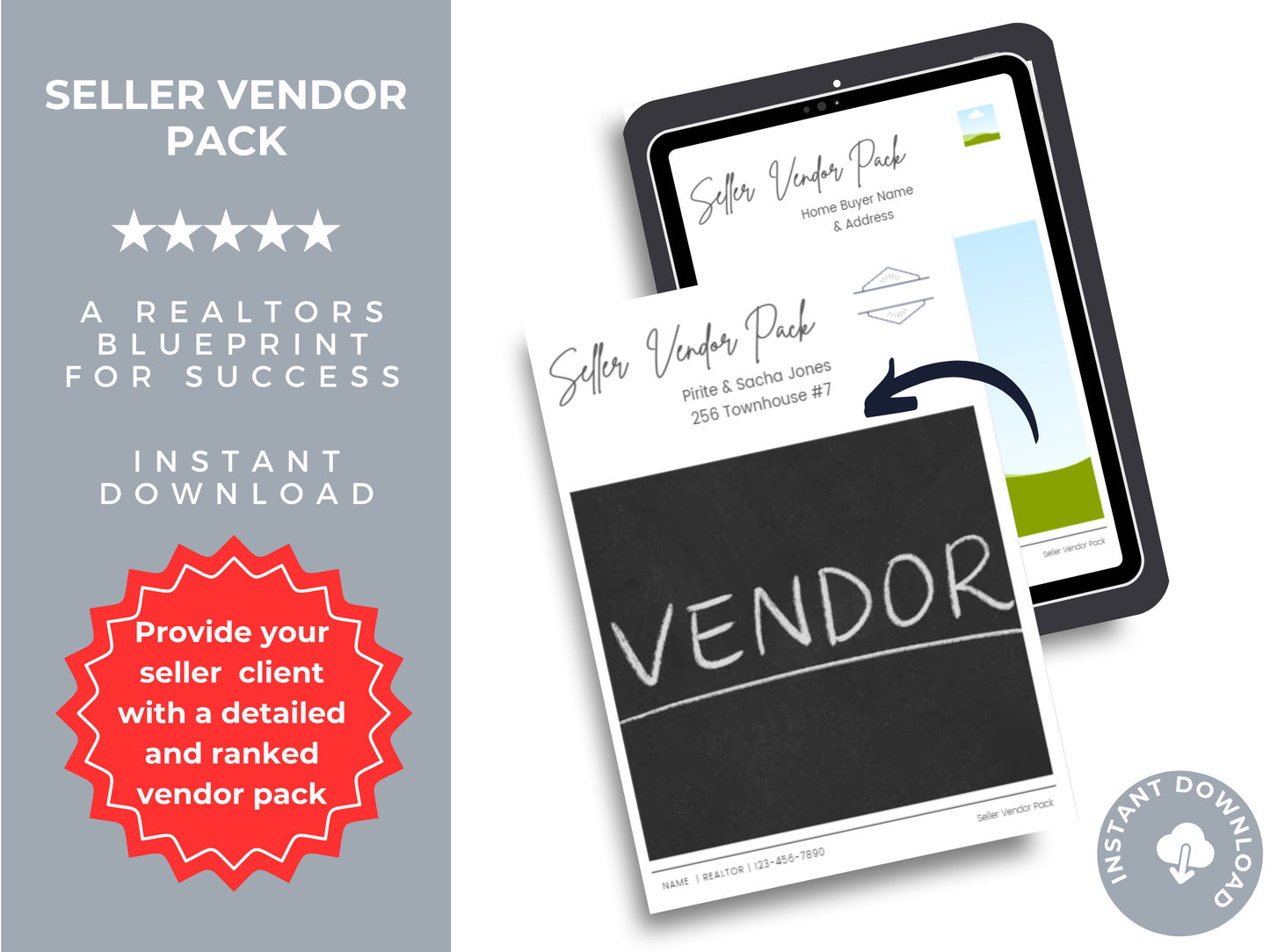 Seller Vendor Pack Template