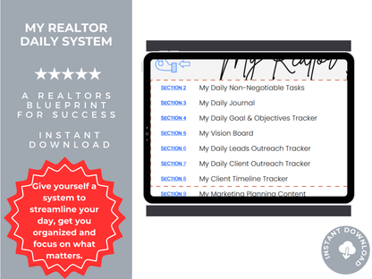 My Realtor Daily System Template