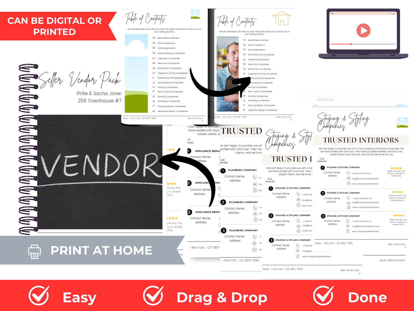 Seller Vendor Pack Template