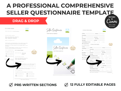 Seller Onboarding Questionnaire  Template