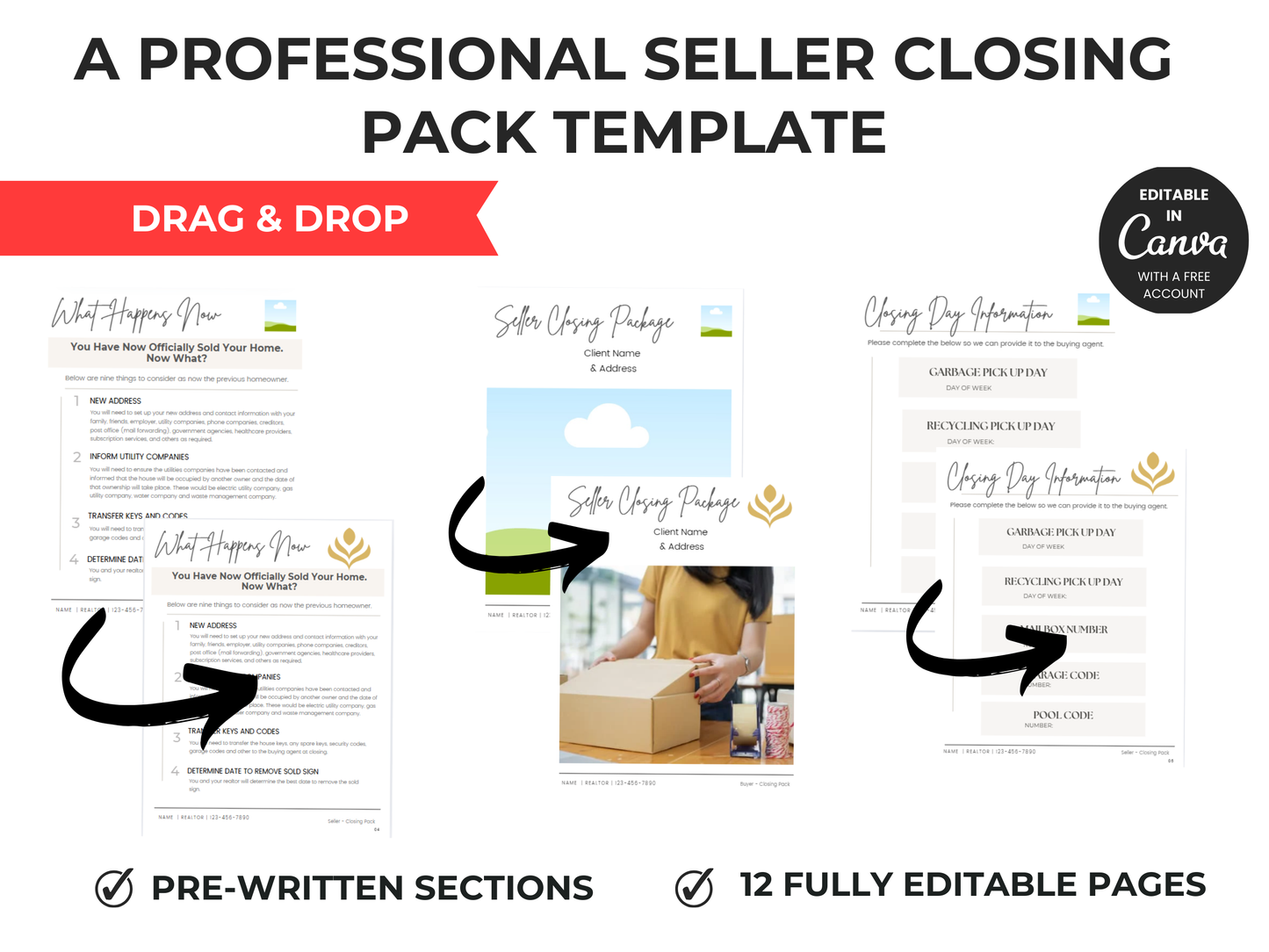 Seller Closing Pack Template