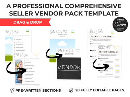 Seller Vendor Pack Template