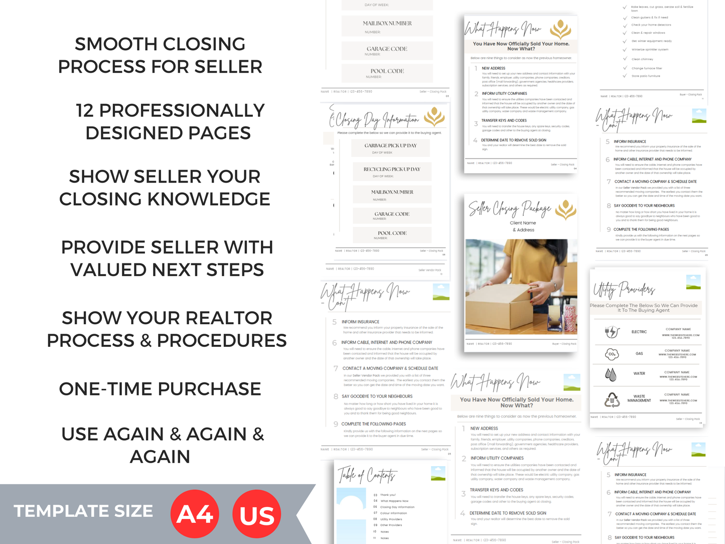 Seller Closing Pack Template