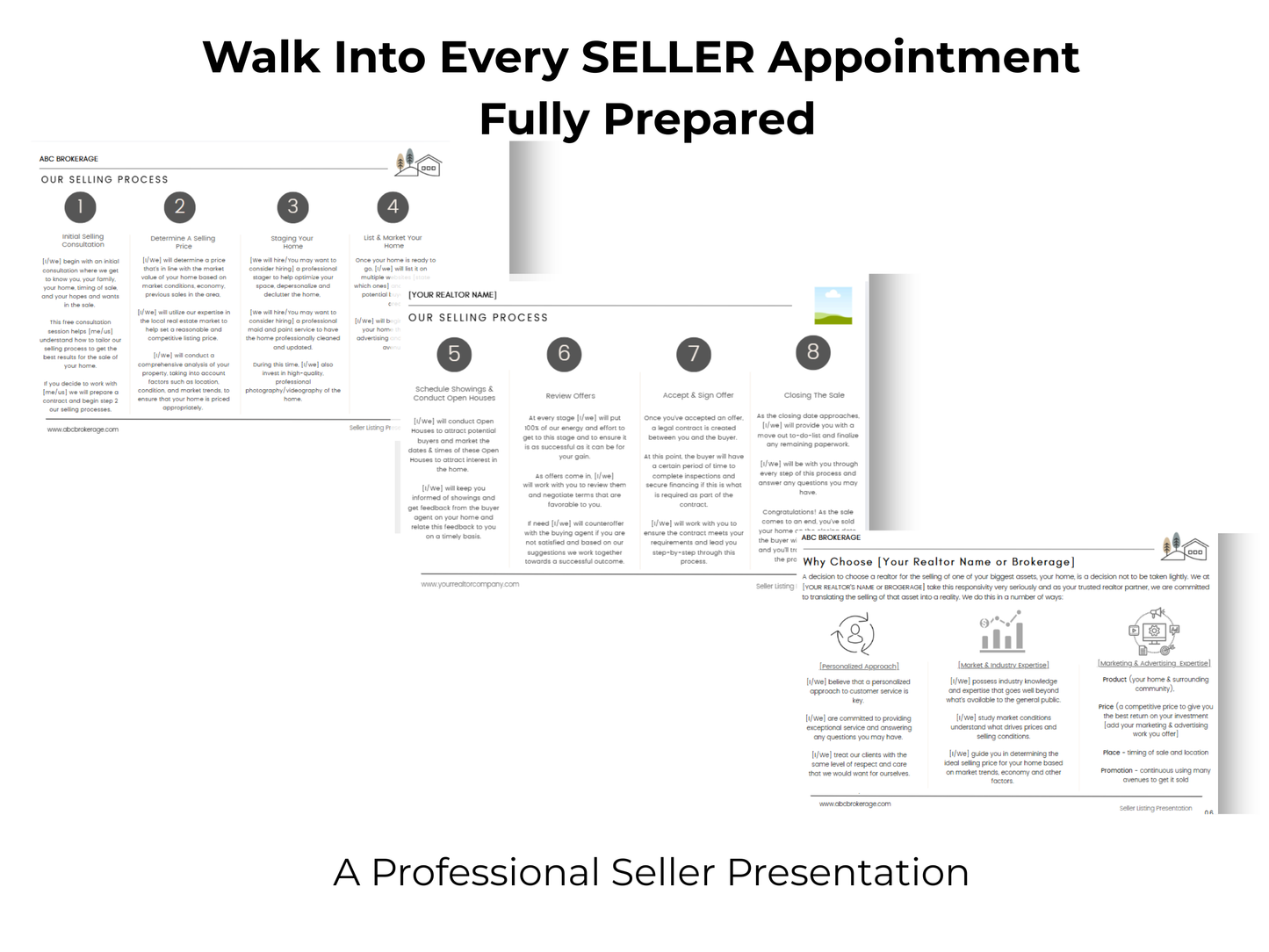 Seller Listing Presentation Template